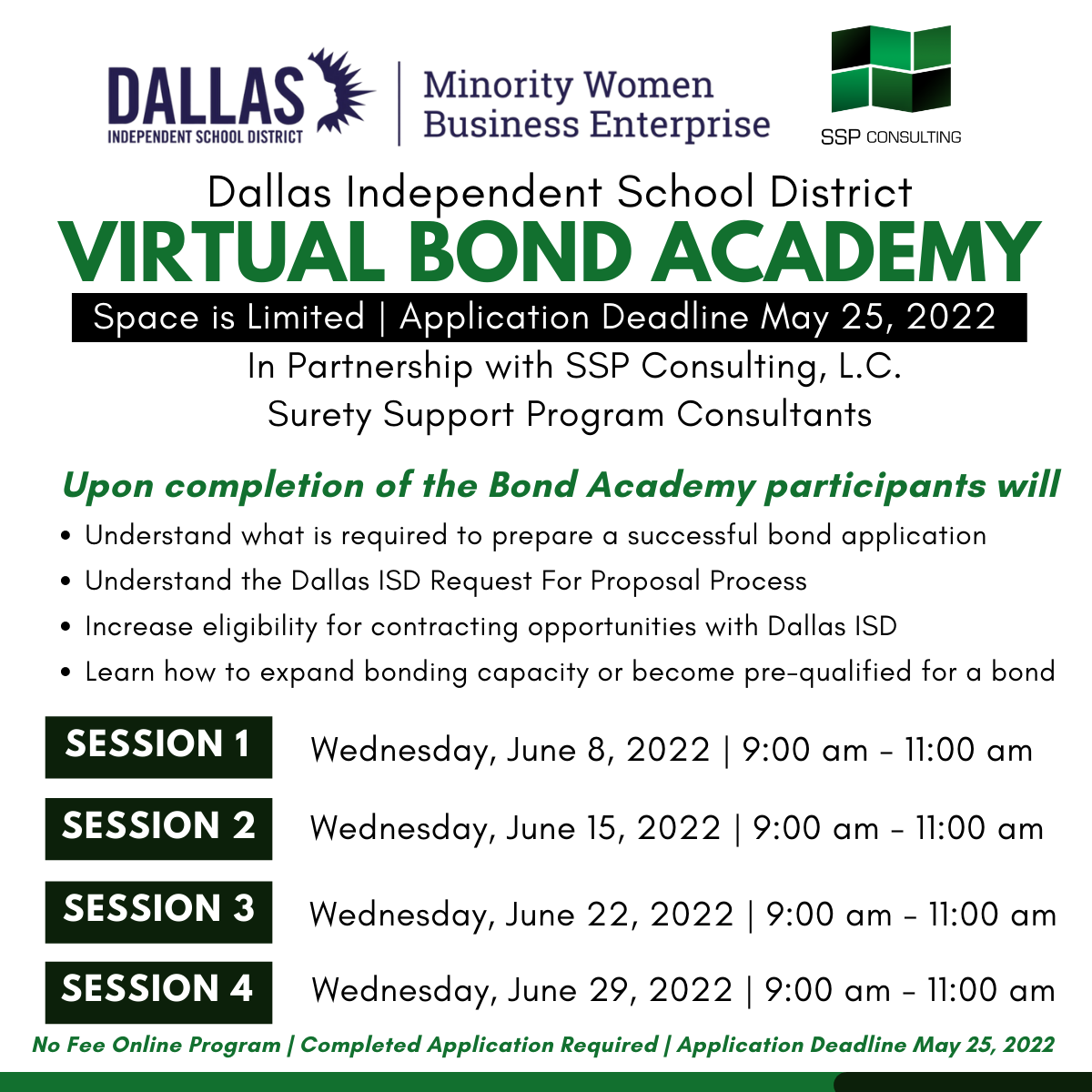 June 2022 Bond Academy